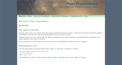 Desktop Screenshot of preparednessplano.org